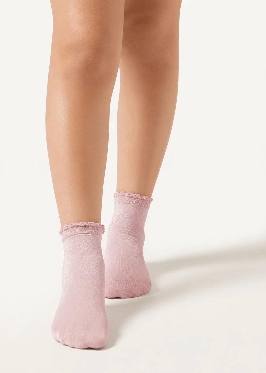 Chaussettes à paillettes pour fille