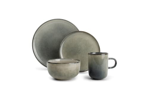 Service 16 pièces vert/bleu MERIDIAN | Maisons du Monde