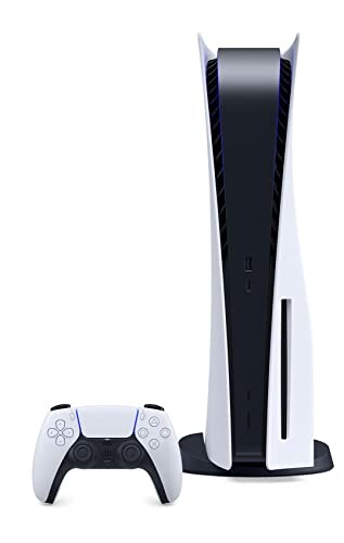 Sony, PlayStation 5 Édition Standard, PS5 avec 1 Manette Sans Fil DualSense, Couleur : Blanche