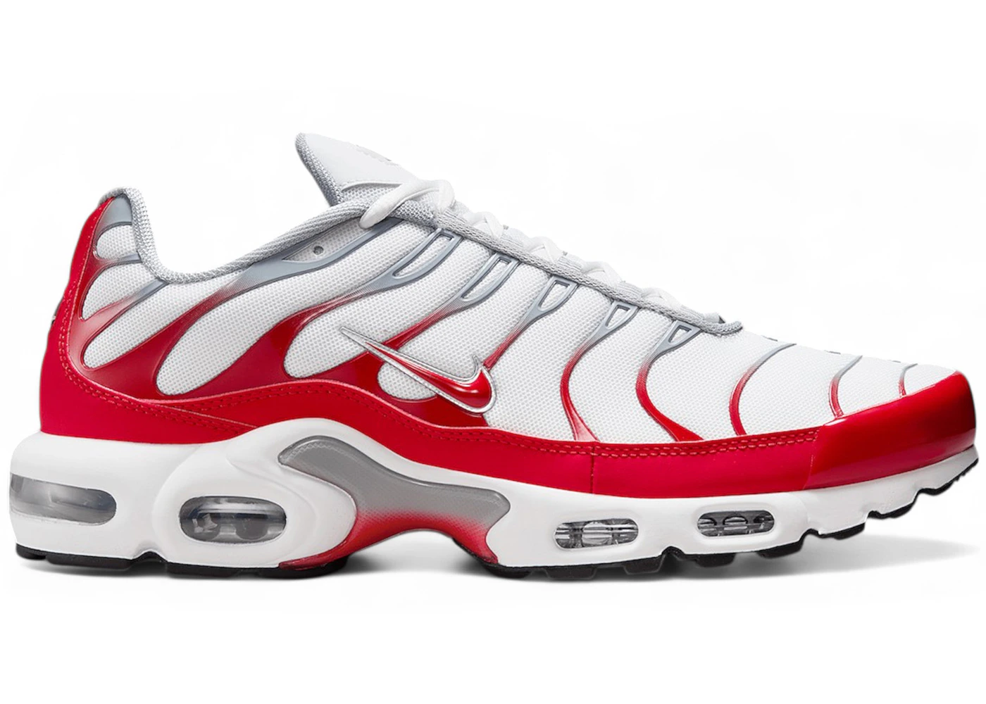Nike Air Max Plus White University Red Wolf Grey | Votre wishlist sur Listy