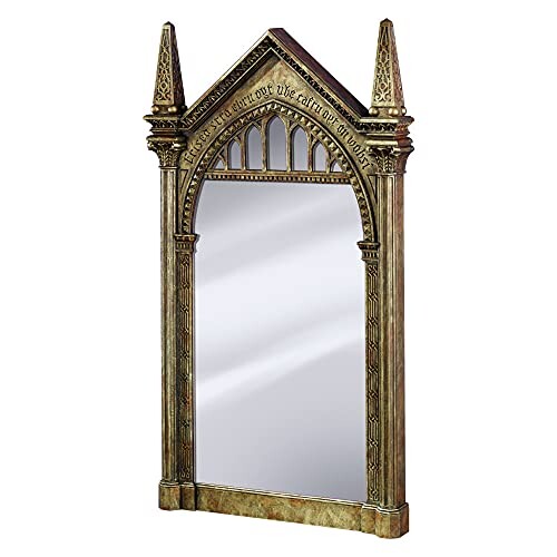 The Noble Collection Harry Potter The Mirror of Erised - 16.5in (42cm) Die Cast Miniature Mirror Replica - Officially Licensed Film Set Movie Props Gifts