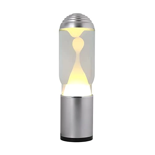 I-TOTAL® - LAMP A.D.A avec base laquée foncé/clair argenté (transparent/cire blanche 1)