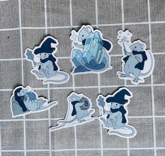 lot stickers rat