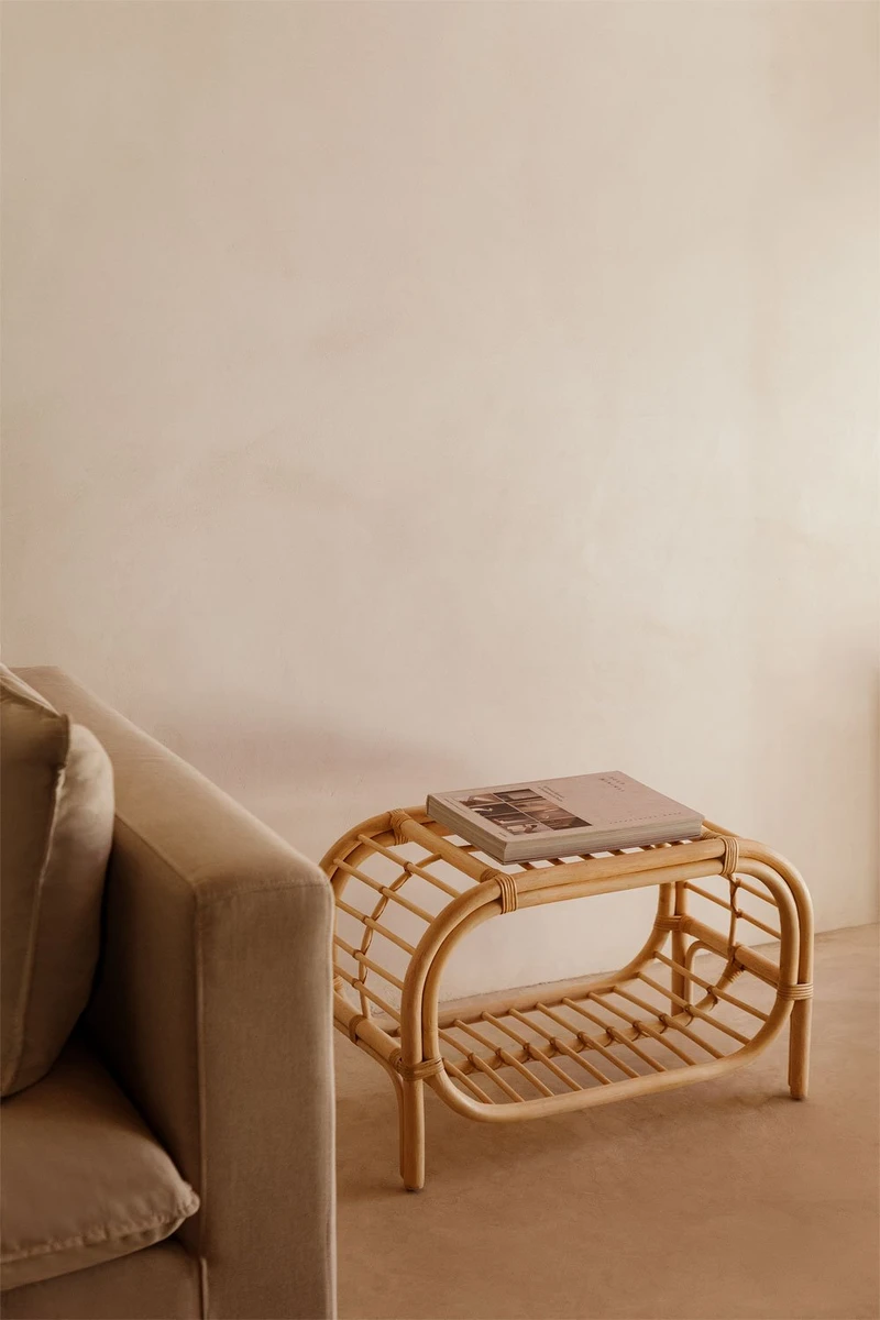 Porte-chaussures en rotin Kalund