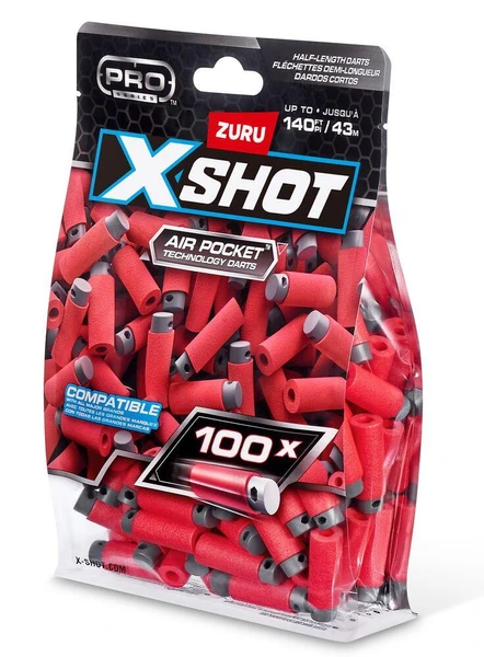 XSHOT-PRO-SERIES - 100 FLECHETTES DE RECHARGE