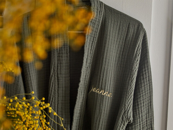 La robe de chambre - Gaze de coton