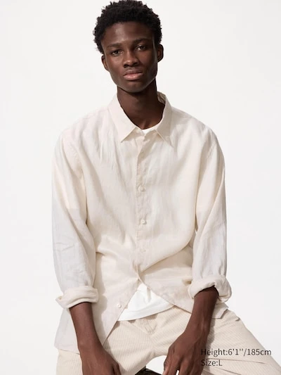 Chemise 100% lin premium