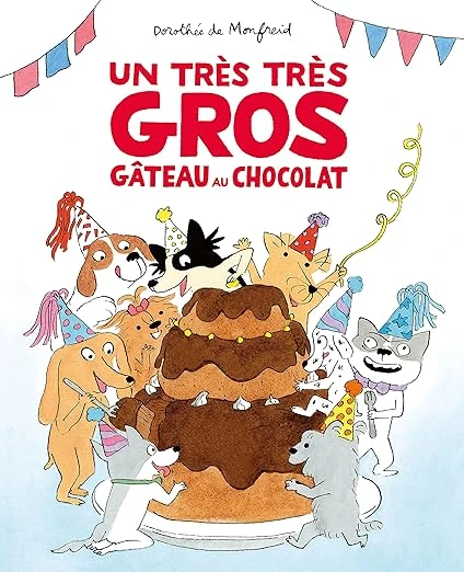 Un très très gros gâteau au chocolat