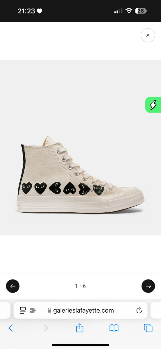 Galeries Lafayette converses x CDG
