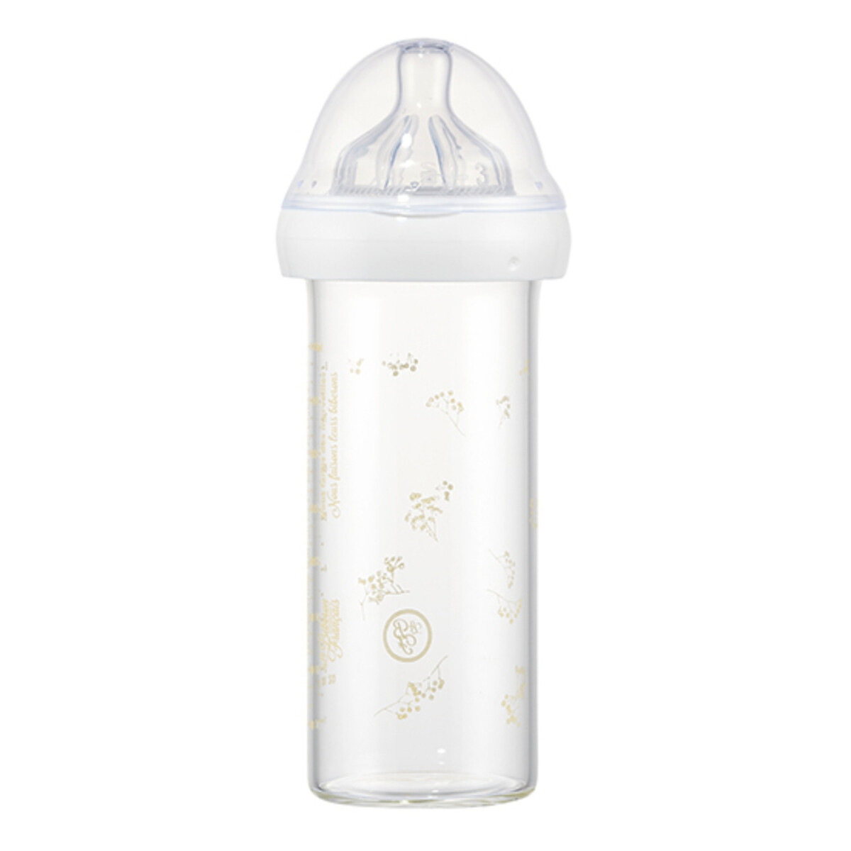 Biberon en verre Gypsophile - 240 ml | Sable