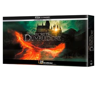 Coffret Les Animaux Fantastiques 3 : Les Secrets de Dumbledore Édition Collector Spéciale Fnac Steelbook Blu-ray 4K Ultra HD