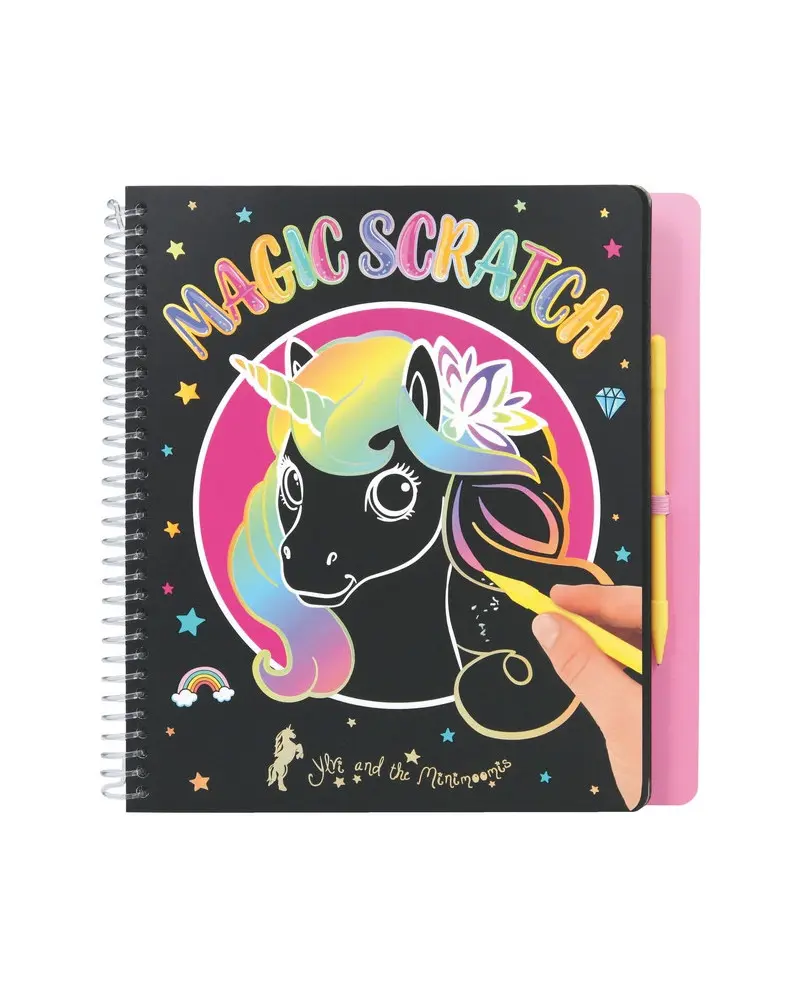 YLVI&THE MINIMOOMIS MAGIC SCRATCH  1 recueil de cartes à gratter. D...