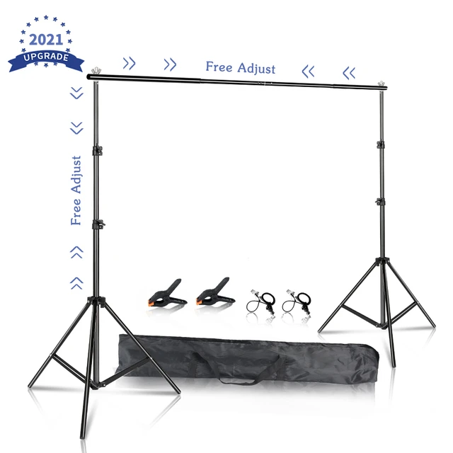 Support d'Arrière-plan pour Photographie, Kit de Studio Photo, Cadre Écran Vert, Clé Chromatique, Système Ajustable