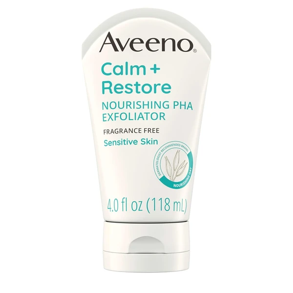 Calm + Restore Nourishing PHA Facial Exfoliator Daily for Sensitive Skin