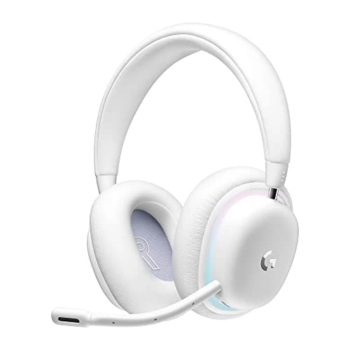Logitech G735 casque gamer sans fil,éclairage personnalisable LIGHTSYNC RVB, Lightspeed, Bluetooth, connexion aux 3,5 mm pour PC, dispositifs mobiles, micro amovible