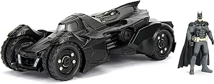 Jada Toys Batman Arkham Knight 1/24 2015 Batmobile métal avec Figurine, Noir