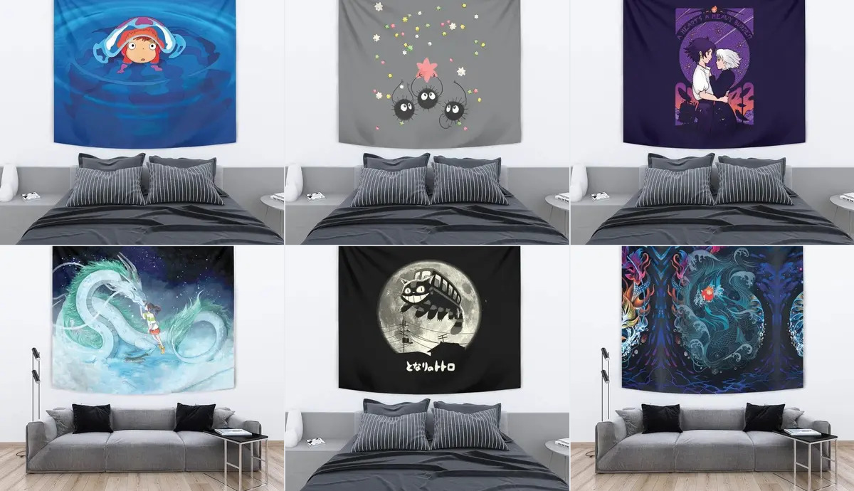 Studio Ghibli Tapestry New Collection