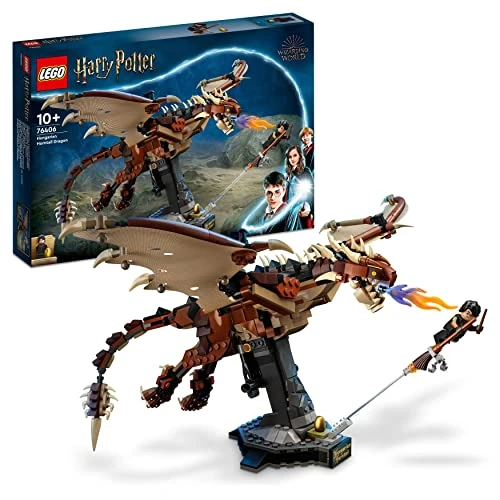 LEGO 76406 Harry Potter Le Magyar à Pointes: Figurine de Dragon à Collectionner, Jouet Fantastique, Décoration de Chambre, Idée de Cadeau d'anniversaire ou Noël pour Fans de Harry Potter