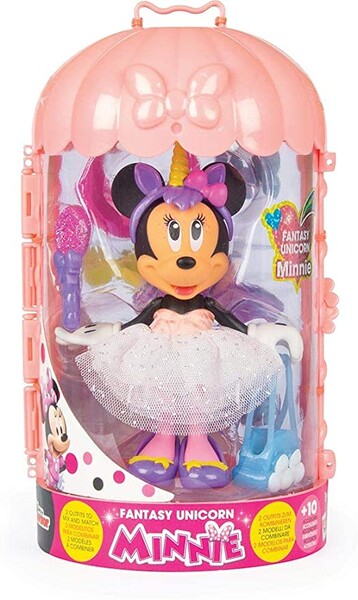 IMC Toys - Minnie fashionista Fantasy Licorne - Fig 15 cm - 185746 - Disney : Amazon.fr: Jeux et Jouets