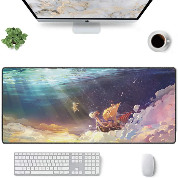 One Piece Going Merry On The Cloud Mouse Pad Xl, XXl - One Piece Universe - The Best Store for One Piece Merchandise