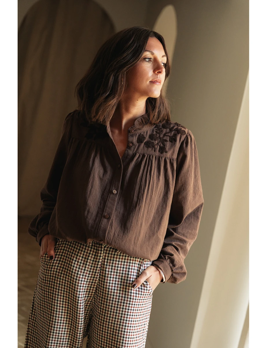 Chemise Séléna choco