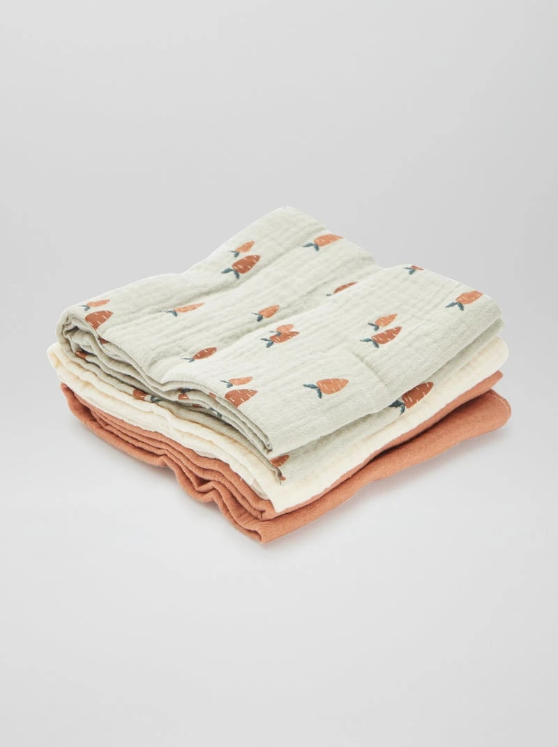 Lot de 3 langes