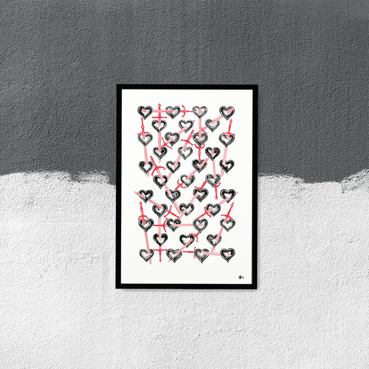 "Heartbreak" 13"x19" Luster Art Paper Print