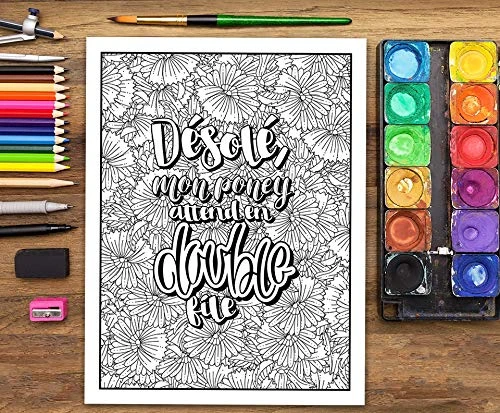 Un livre de coloriage décalé pour adultes