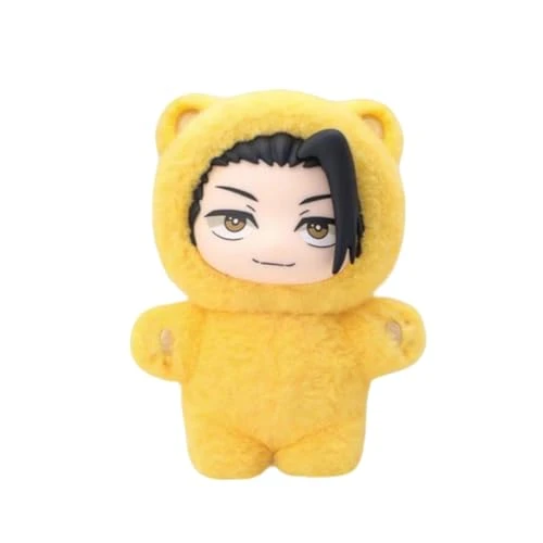 Jiumaocleu JJK Figurine Geto Suguru Statue Anime JJK Pendentif 14 cm PVC Geto Suguru Gojo Satoru Peluche Pyjama Modèle Décoration Pendentif Ornement pour les fans