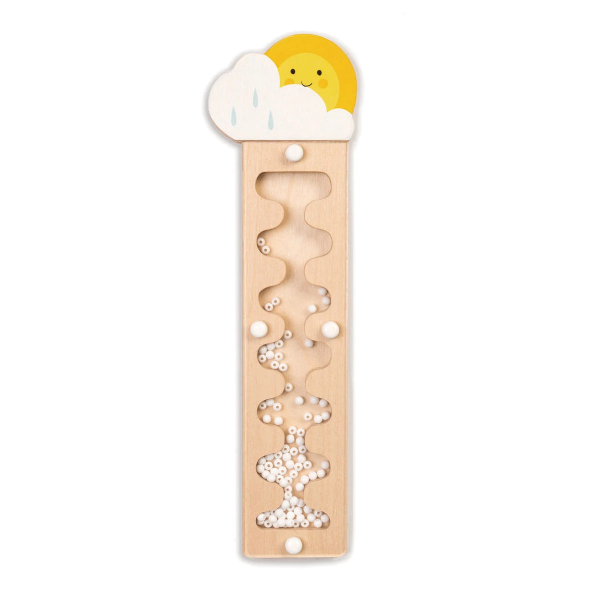 Bâton de pluie pour bébé en bois