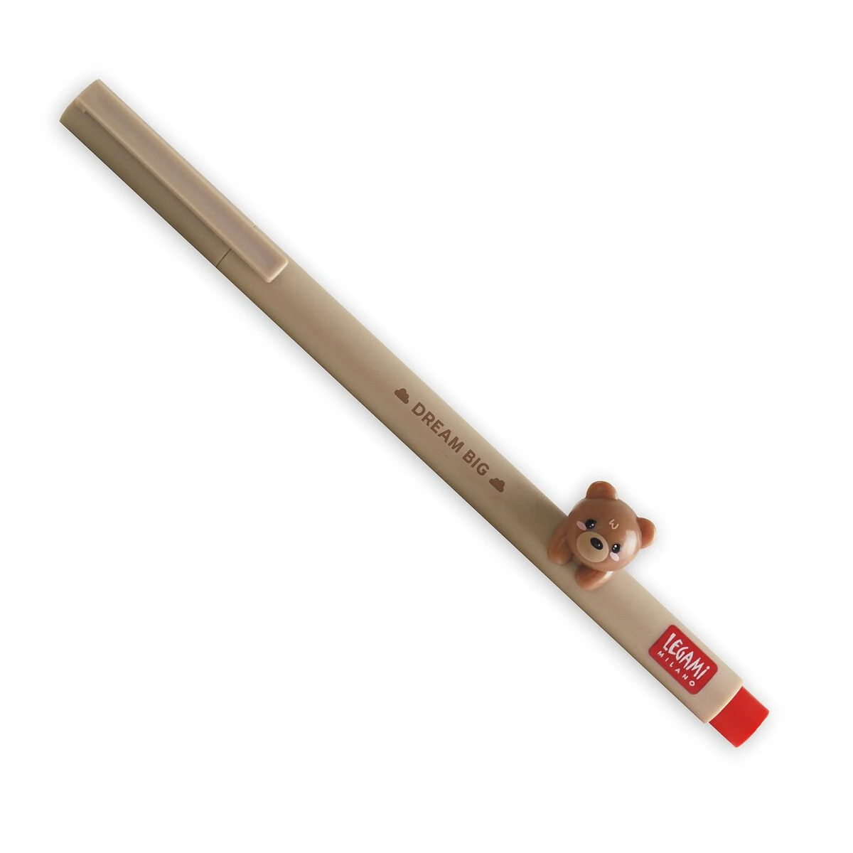 Stylo à Encre Gel avec Animal Décoratif Teddy Bear « Dream Big » - Lovely Friends