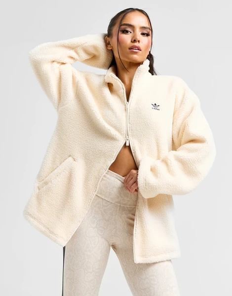 adidas Originals Veste Zippée Teddy Femme