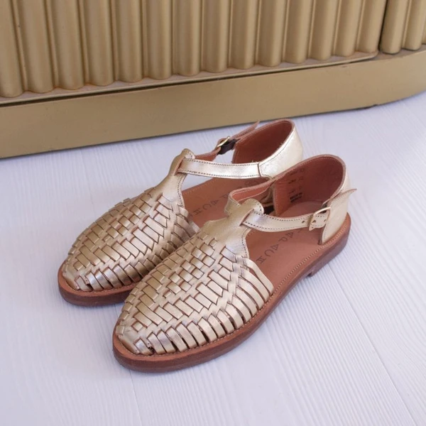 Huaraches Peonia - Champagne