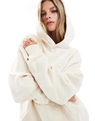 Cotton On - Essential - Sweat à capuche décontracté - Crème