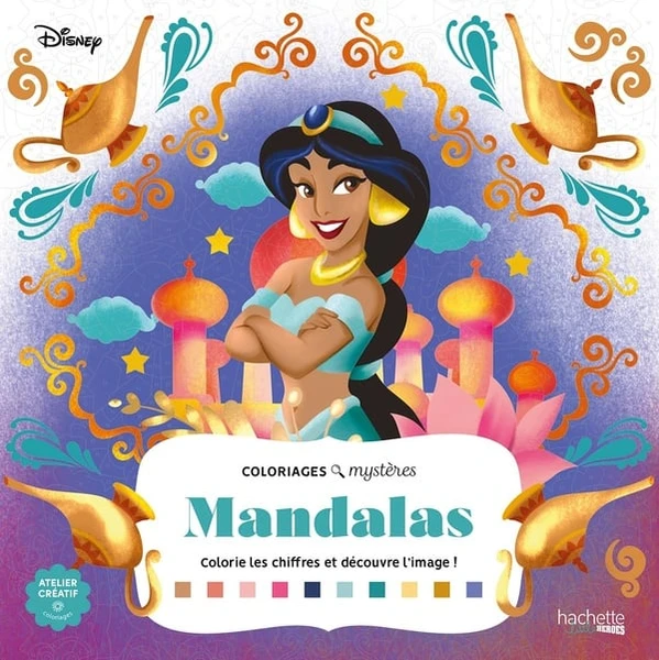 Grand carré mystères Disney - Mandalas - Hachette Heroes