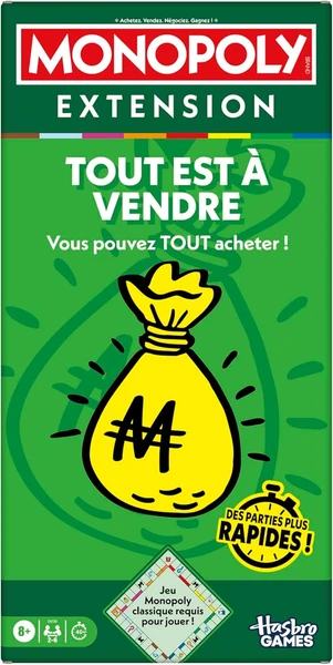 (Amazon.com.be) Monopoly EXTENSION : Tout est à vendre