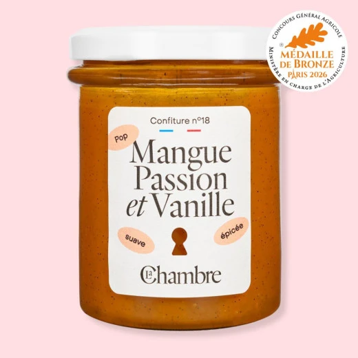Confiture Mangue Passion Vanille