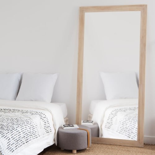 Miroir en paulownia 90x180 | Maisons du Monde