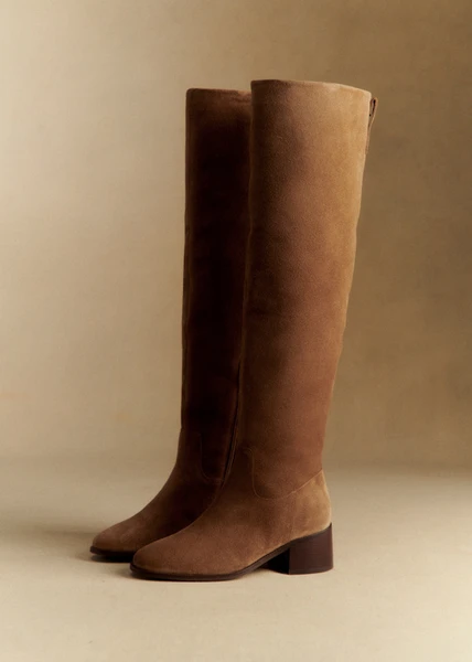 Cuissardes Low Molly - Taupe clair