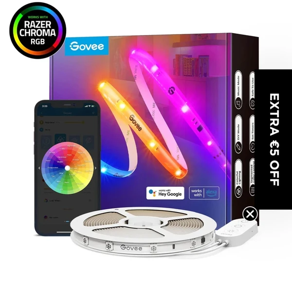 Govee RGBIC LED Strip Lights With Protective Coating