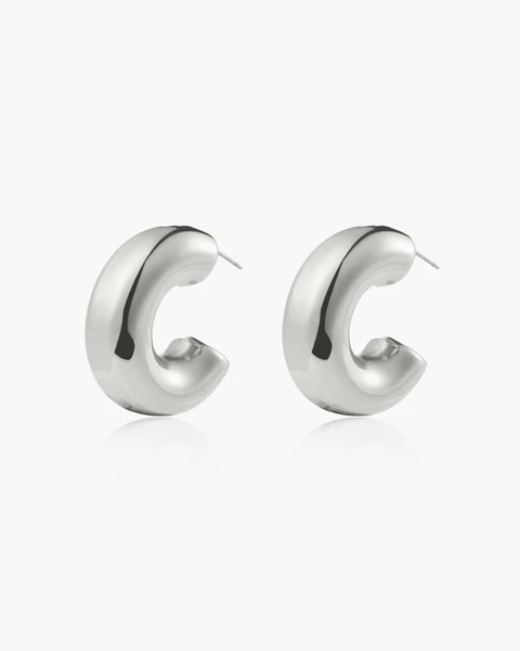 Créoles Chunky Argentées