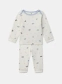 Pyjama évolutif à côtes