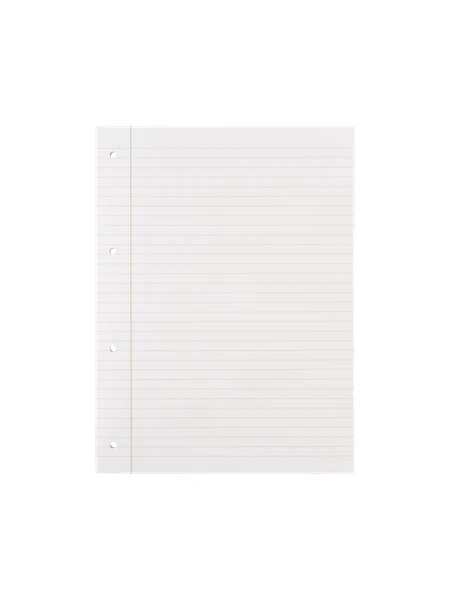 Bloc-notes A4 perforé | Papier. | White