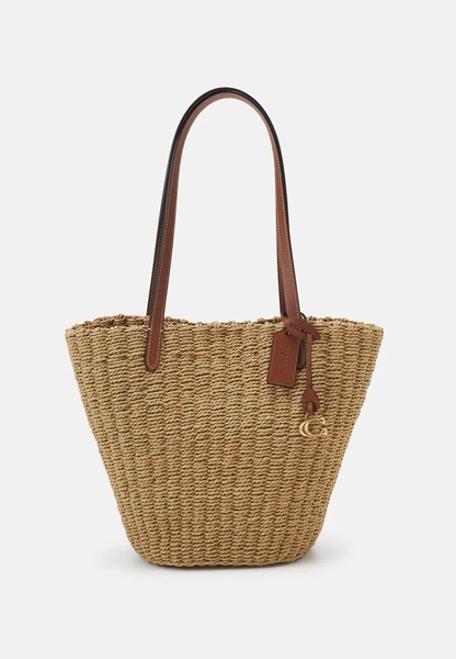 SMALL TOTE - Sac à main - dark natural