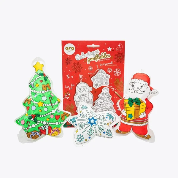 Coloriages Gonflables - 3 Coloriages Gonflables à Suspendre