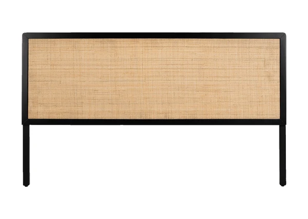  Tête de lit en bois et rotin L170cm 