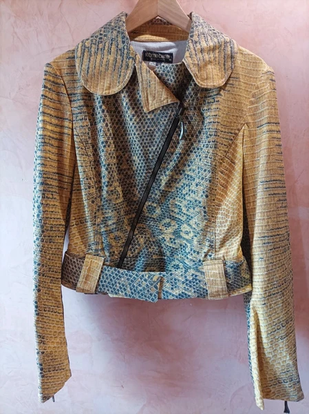 Roberto Cavalli giacca biker vintage