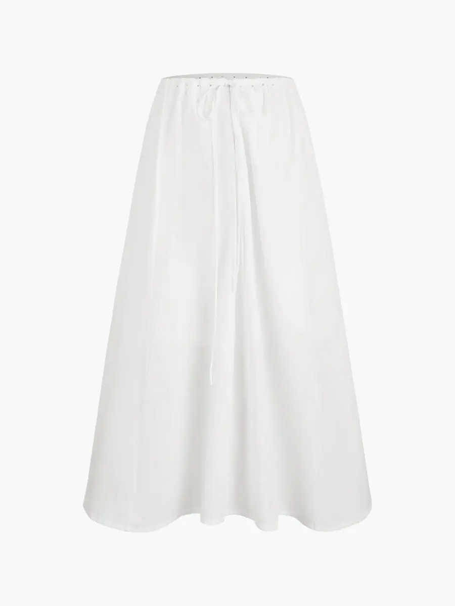 Cowgirl Aesthetics Zippered Maxi Skirt