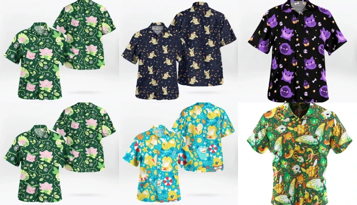 Pokemon Hawaiian Shirts
