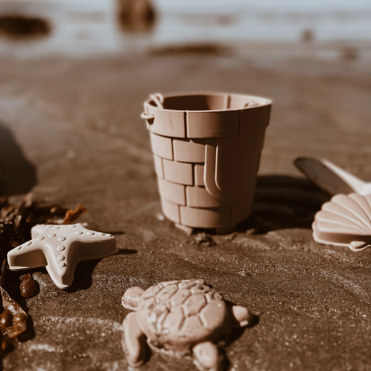 Beach Toys Silicone Set - Earth Tones